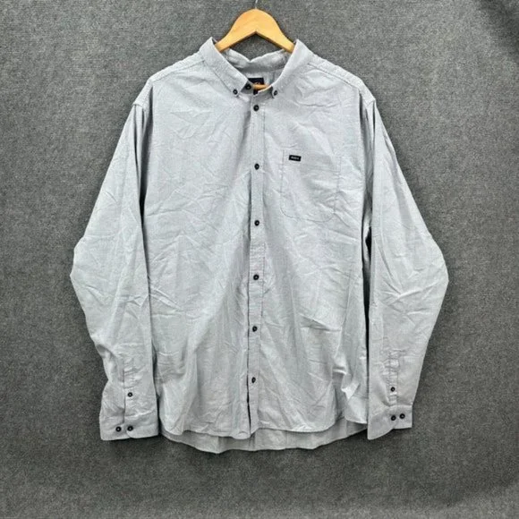 RVCA | Shirts | Rvca Long Sleeve Button Down Dress Shirt Casual Slim Fit Mens Size Xxl Grey | Poshmark RVCA | Shirts | Rvca Long Sleeve Button Down Dress Shirt Casual Slim Fit Mens Size Xxl Grey | Poshmark